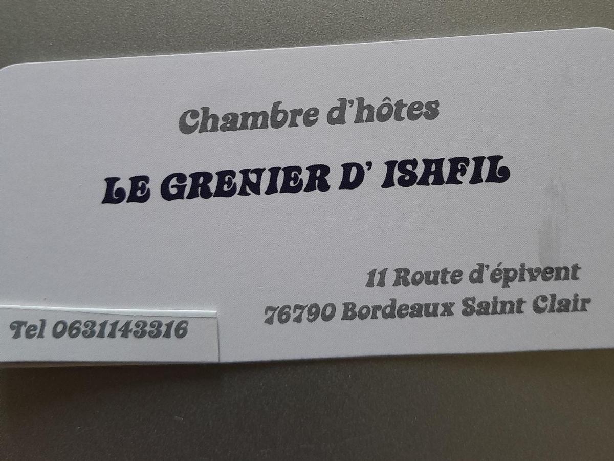 Le Grenier D'Isafil Bed & Breakfast Bordeaux-Saint-Clair Ngoại thất bức ảnh